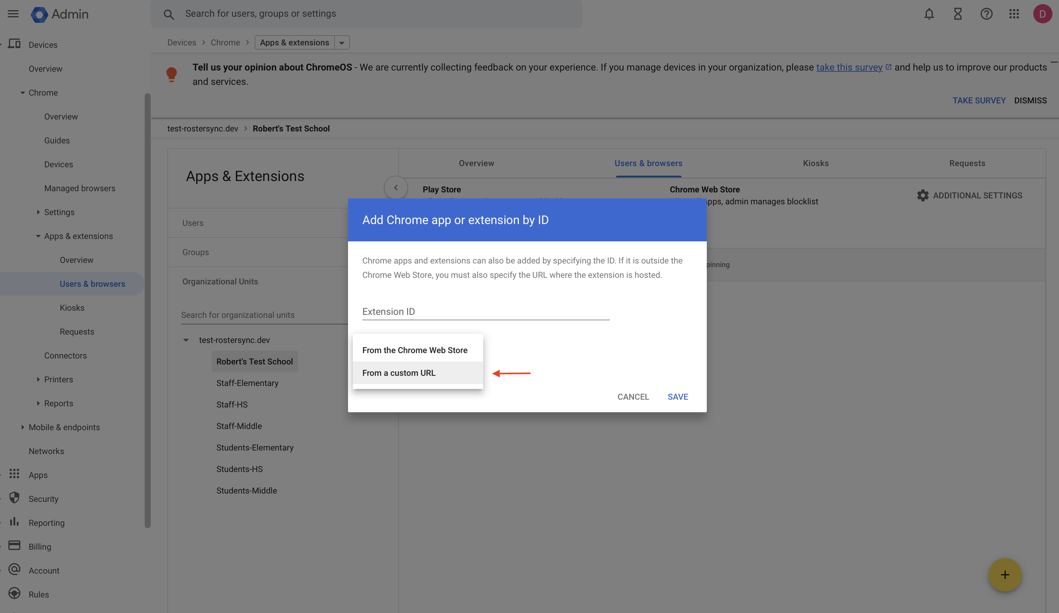Installing the Chrome Extension for Lightspeed Filter™