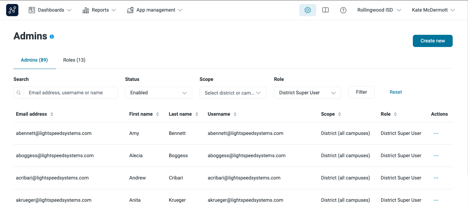 Lightspeed Insight - Admin Roles and Role Based Access